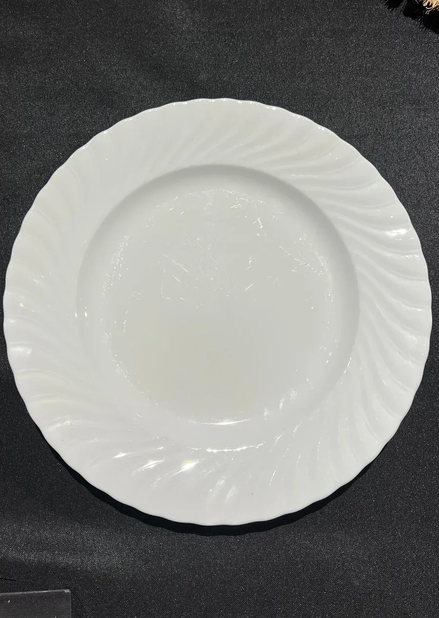 White Dinner Plate